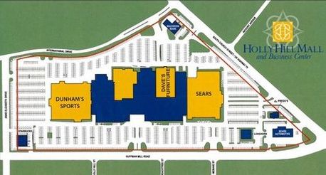 Holly Hill Mall map