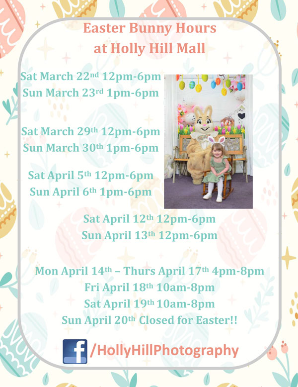 Easter holiday schedule